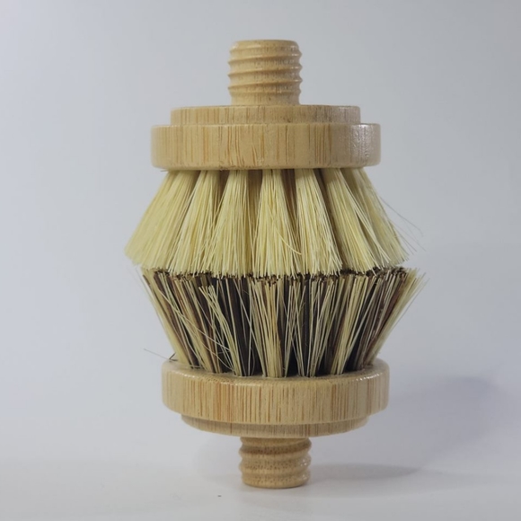 Natural eco friendly sisal bamboo dish brush with interchangeable heads - Picture 8 of 9